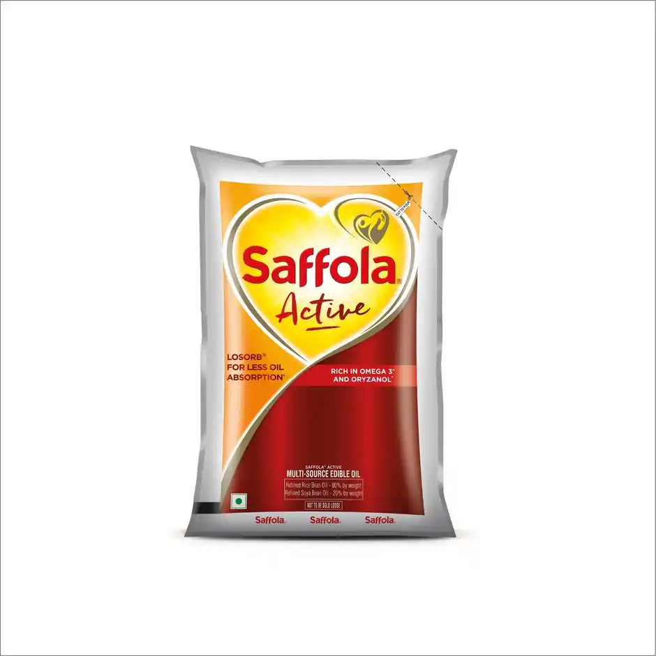 Saffola Active Rice Bran & Soyabean Blended Cooking Oil