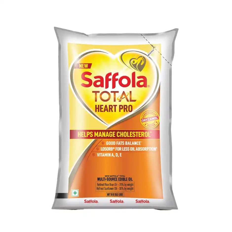 Saffola Total Heart Pro Rice Bran & Sunflower Blended Cooking Oil