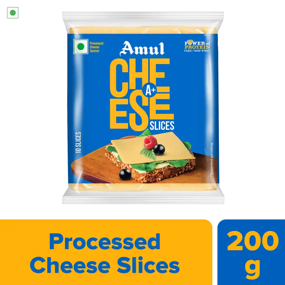 Amul A plus Processed Cheese Slices