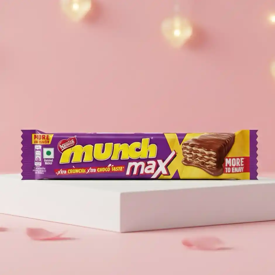 Nestle Munch Max Choco Coated Crunchy Wafer Bar