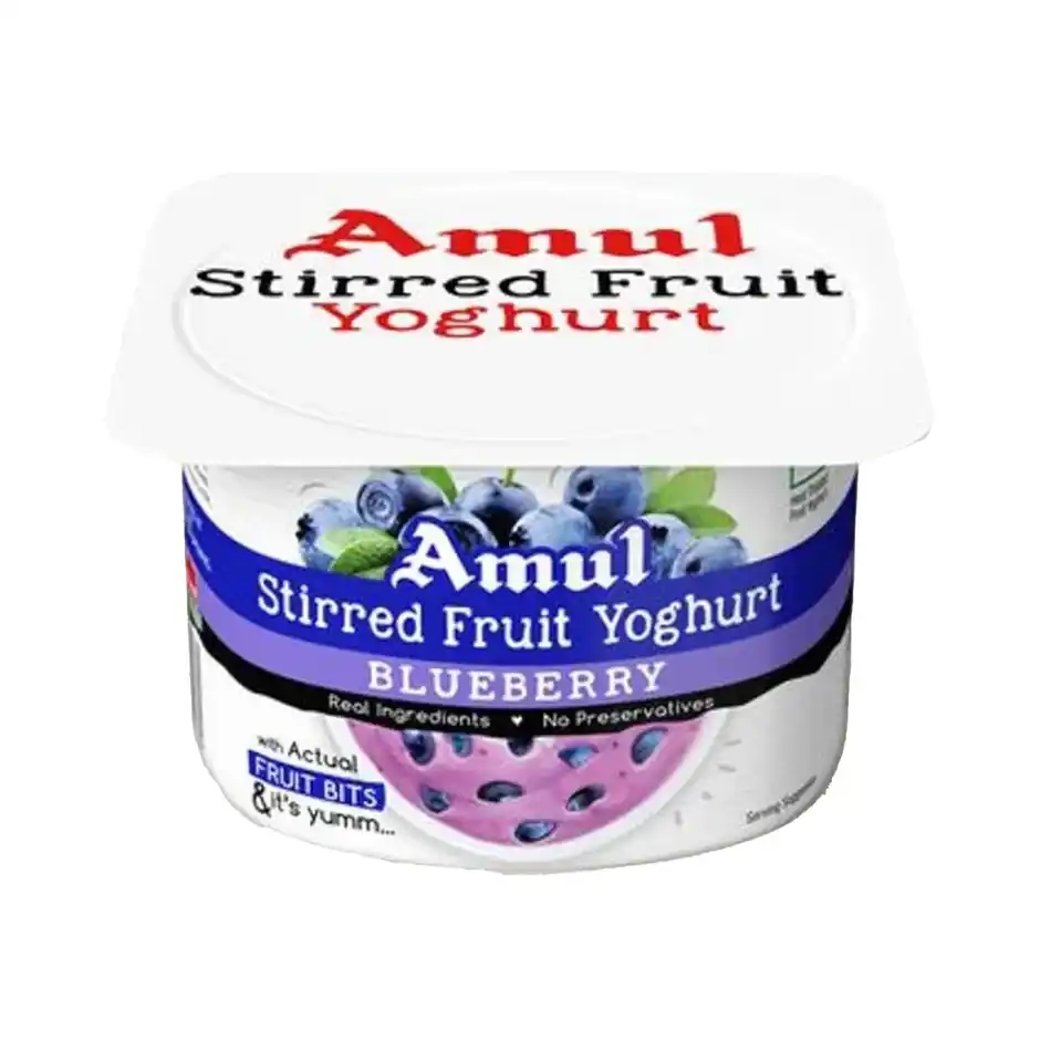 Amul Stirred Fruit Yoghurt Blueberry