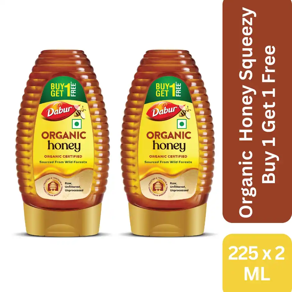 Dabur Honey Organic Squeezy 