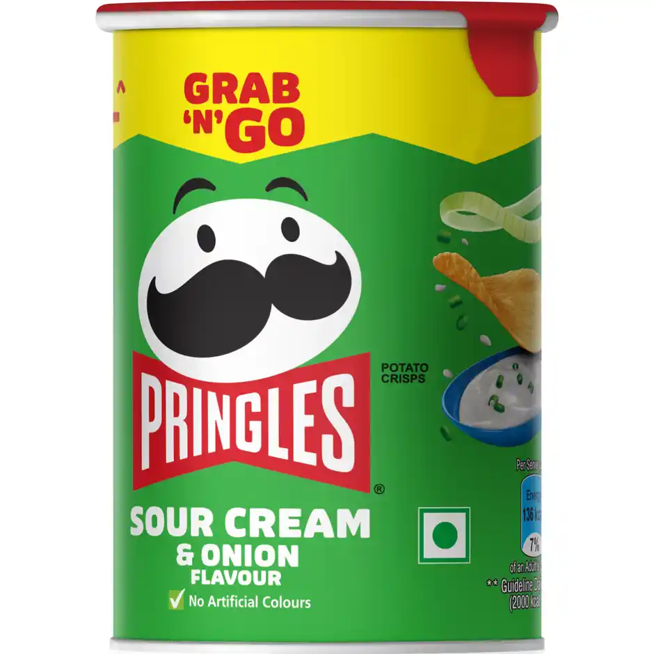 Pringles Potato Chips  Sour Cream & Onion