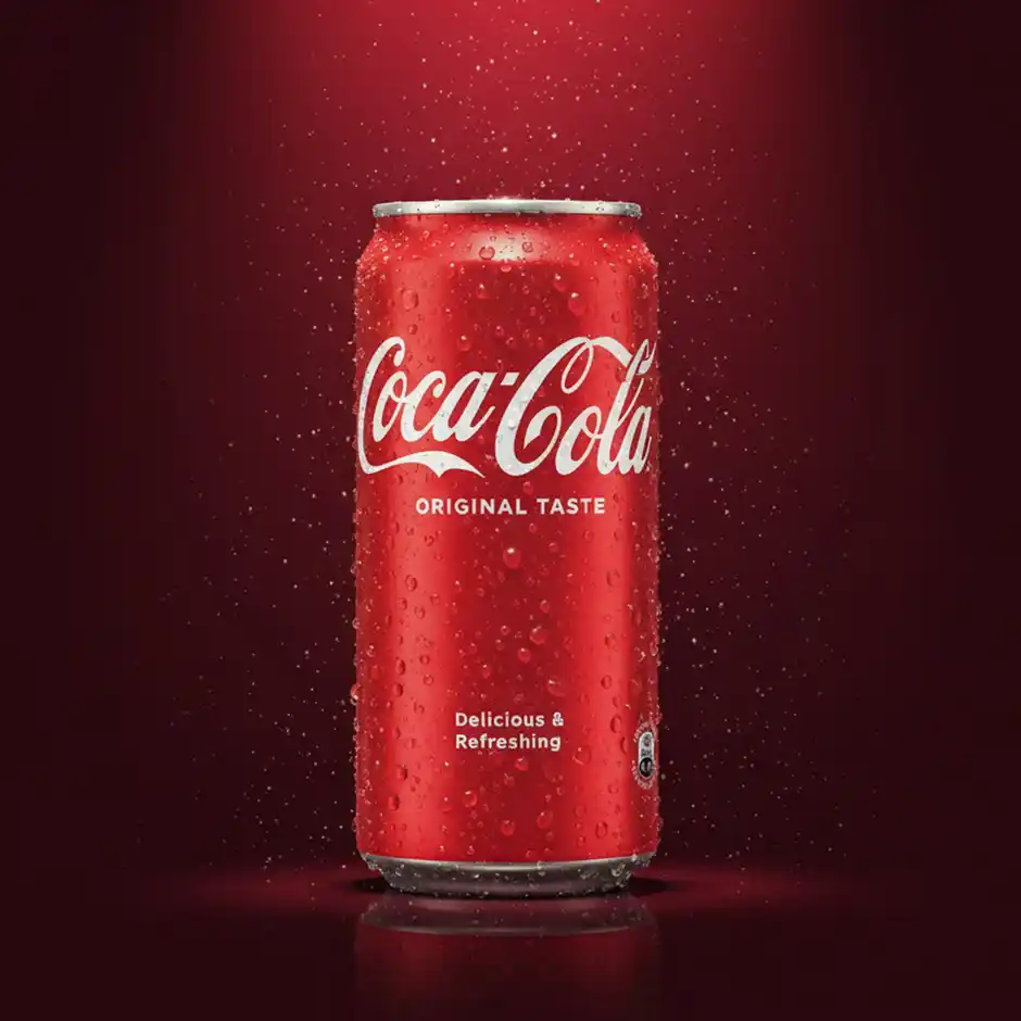 CocaCola Soft Drink Can  Carbonated Beverage