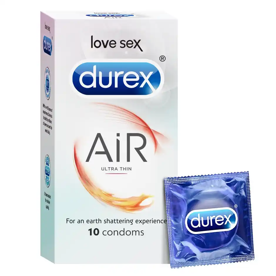 Durex Air Condom Ultra Thin Condoms  Lightweight & Comfortable