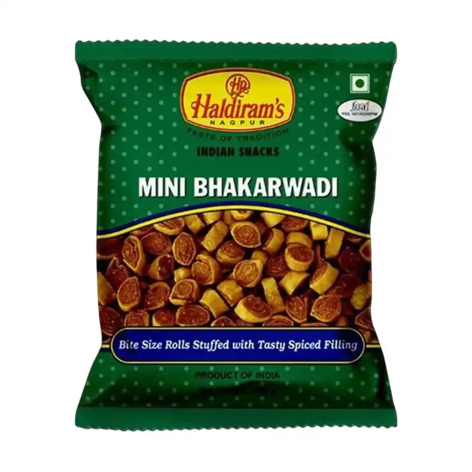 Haldirams Mini Bhakarwadi  Bite Sized Snack