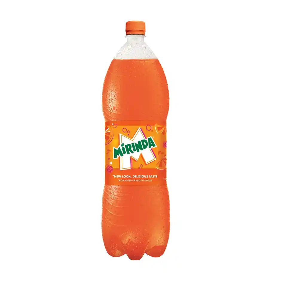 Mirinda Orange Flavoured Soft Drink  Fizzy & Refreshing
