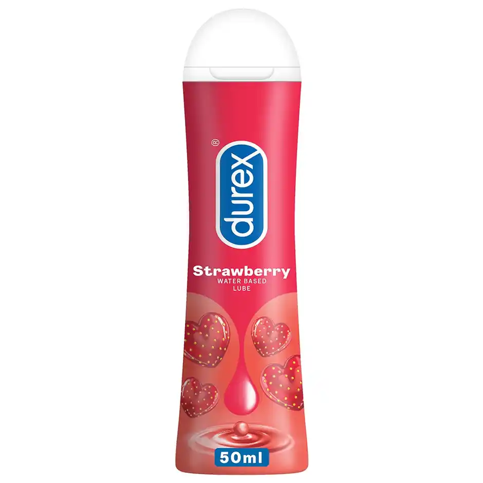 Durex Lube  Strawberry  Flavoured Lubricant