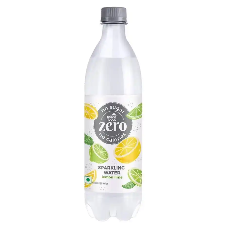 Paper Boat Zero Sugar Lemon Lime Sparkling Water  Sugar Free Cold Drink