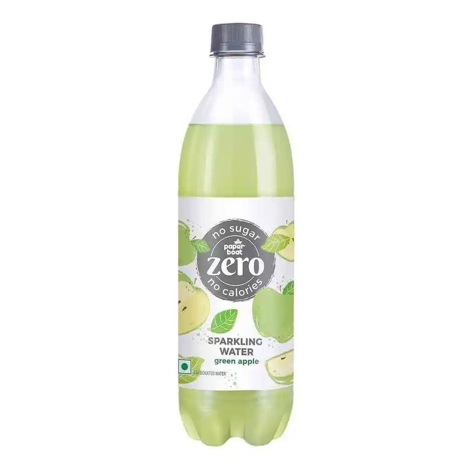 Paper Boat Zero Sugar Green Apple Sparkling Water  Sugar Free Cold Drink