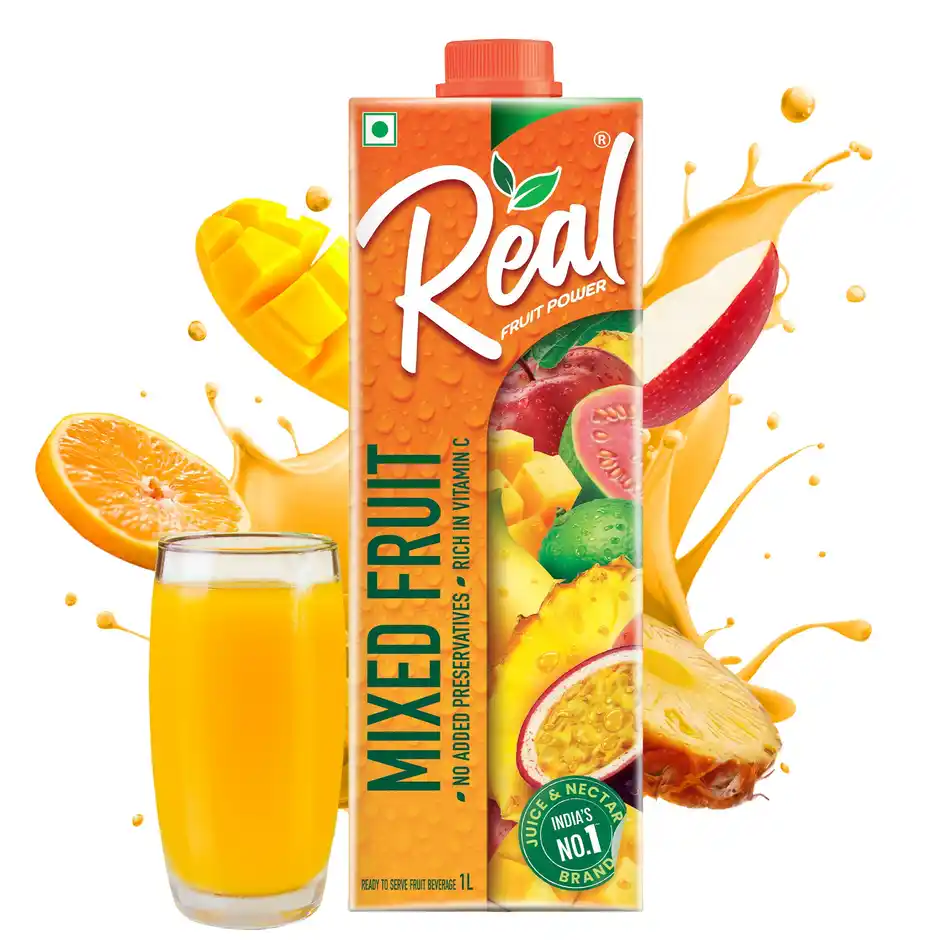 Dabur Real Mixed Fruit Juice  Fruity & Convenient