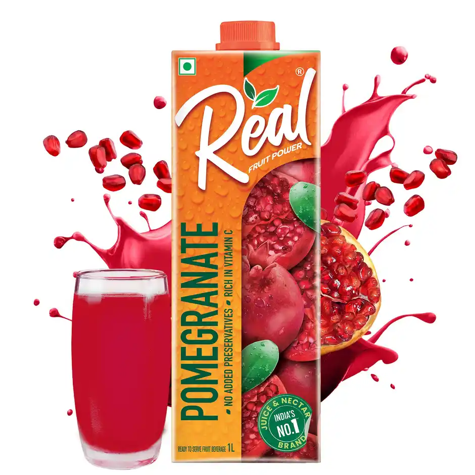 Dabur Real Pomegranate Fruit Juice  Refreshing & Tangy