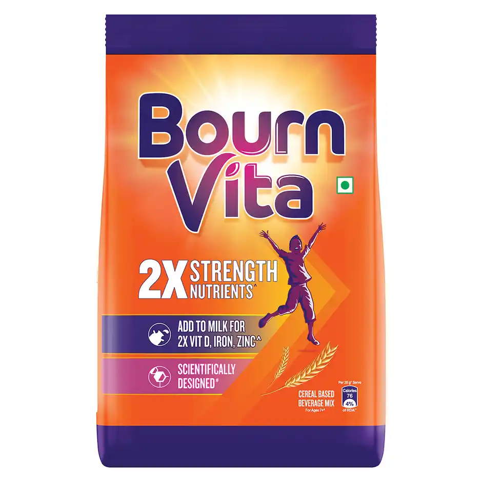 Bournvita Chocolate  Cereal Based Drink Mix Pouch