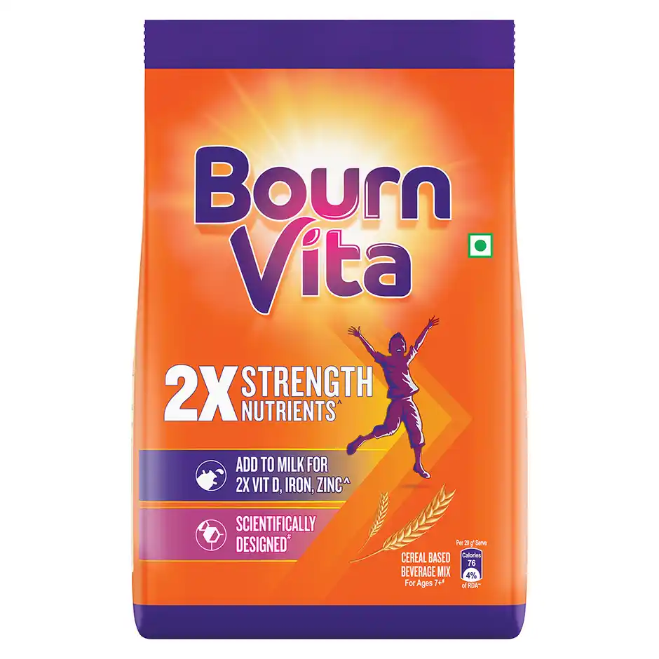 Bournvita Chocolate  Cereal Based Drink Mix Pouch