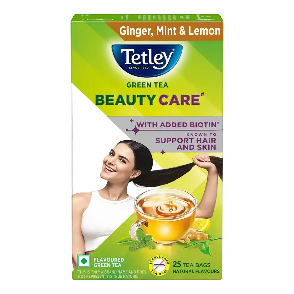 Tetley Beauty Care Ginger  Mint  Lemon Green Tea