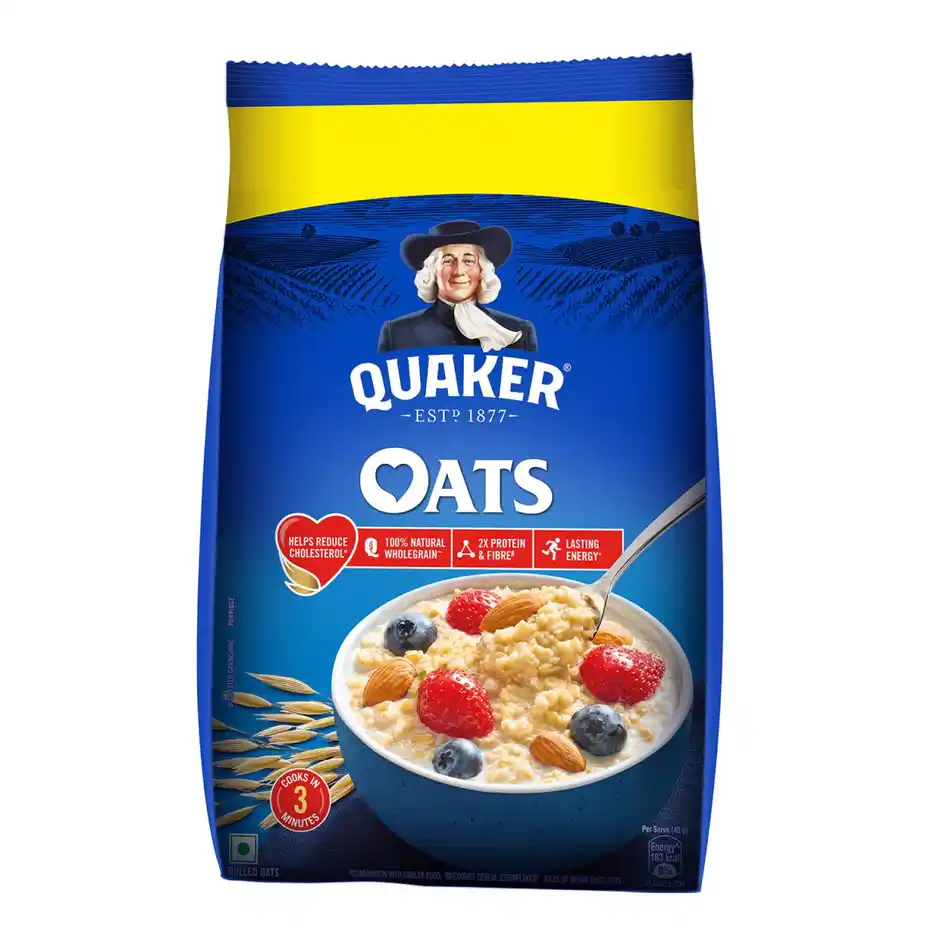 Quaker Rolled Instant Oats  High Protein Breakfast Cereal