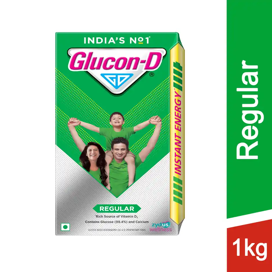 GluconD Regular with 3 Benefits of Energy Recovery and Immunity