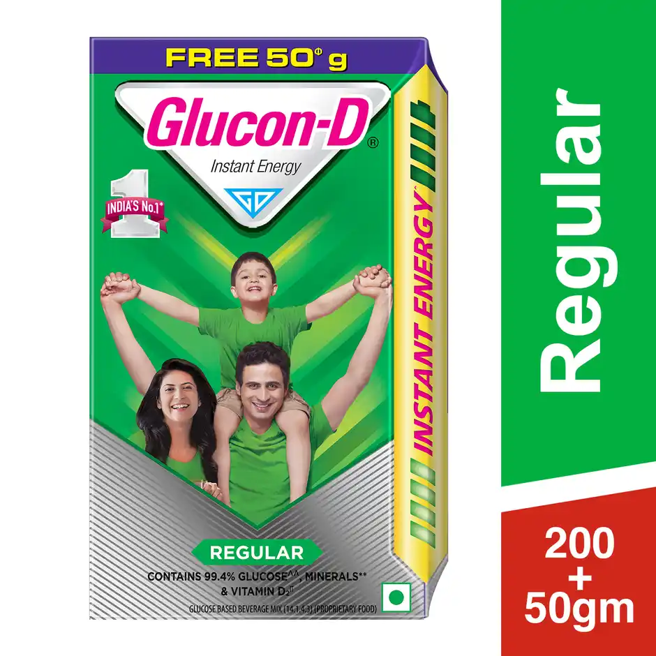 GluconD Regular with 3 Benefits of Energy Recovery and Immunity