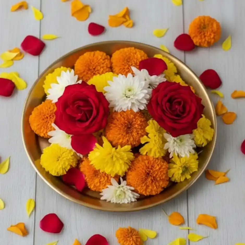 Assorted Pooja Flowers