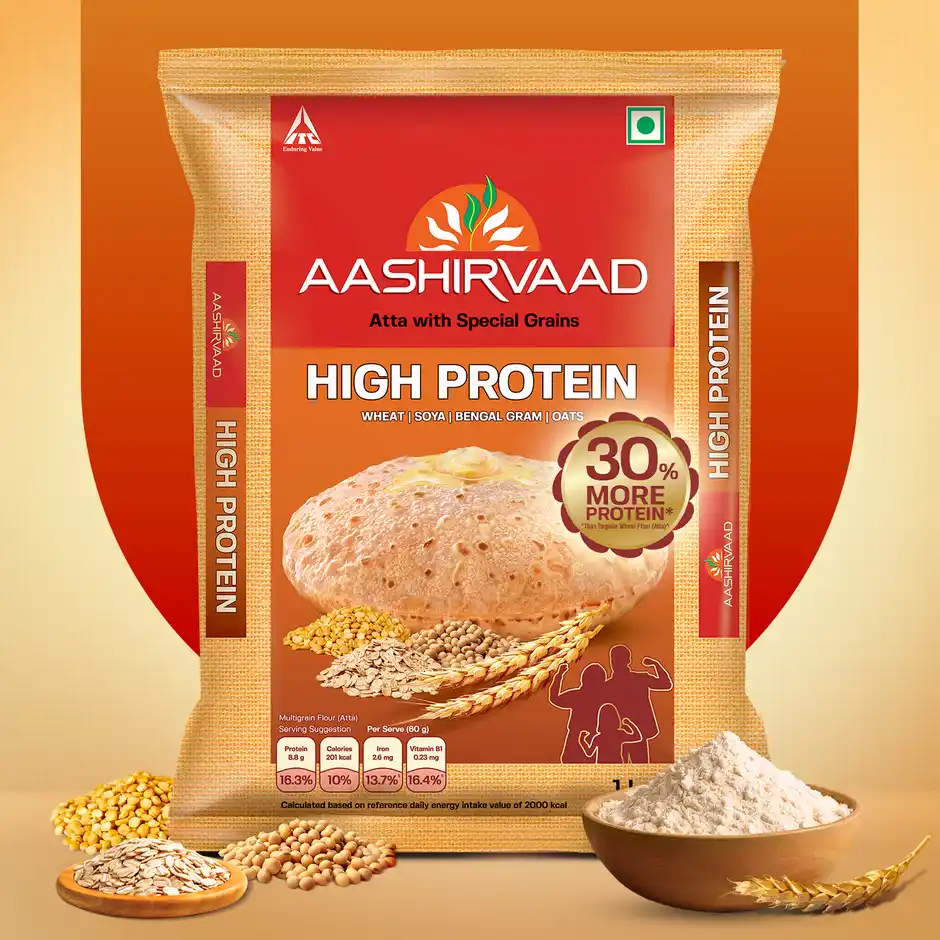 Aashirvaad Atta with High Protein