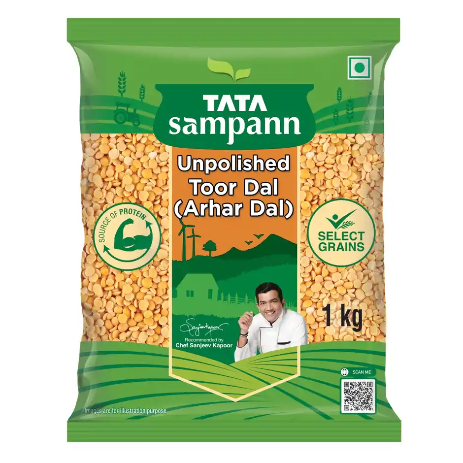Tata Sampann Unpolished Toor DalArhar Dal