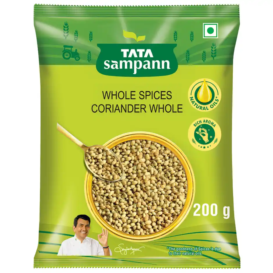 Tata Sampann Coriander Whole  Dhaniya 