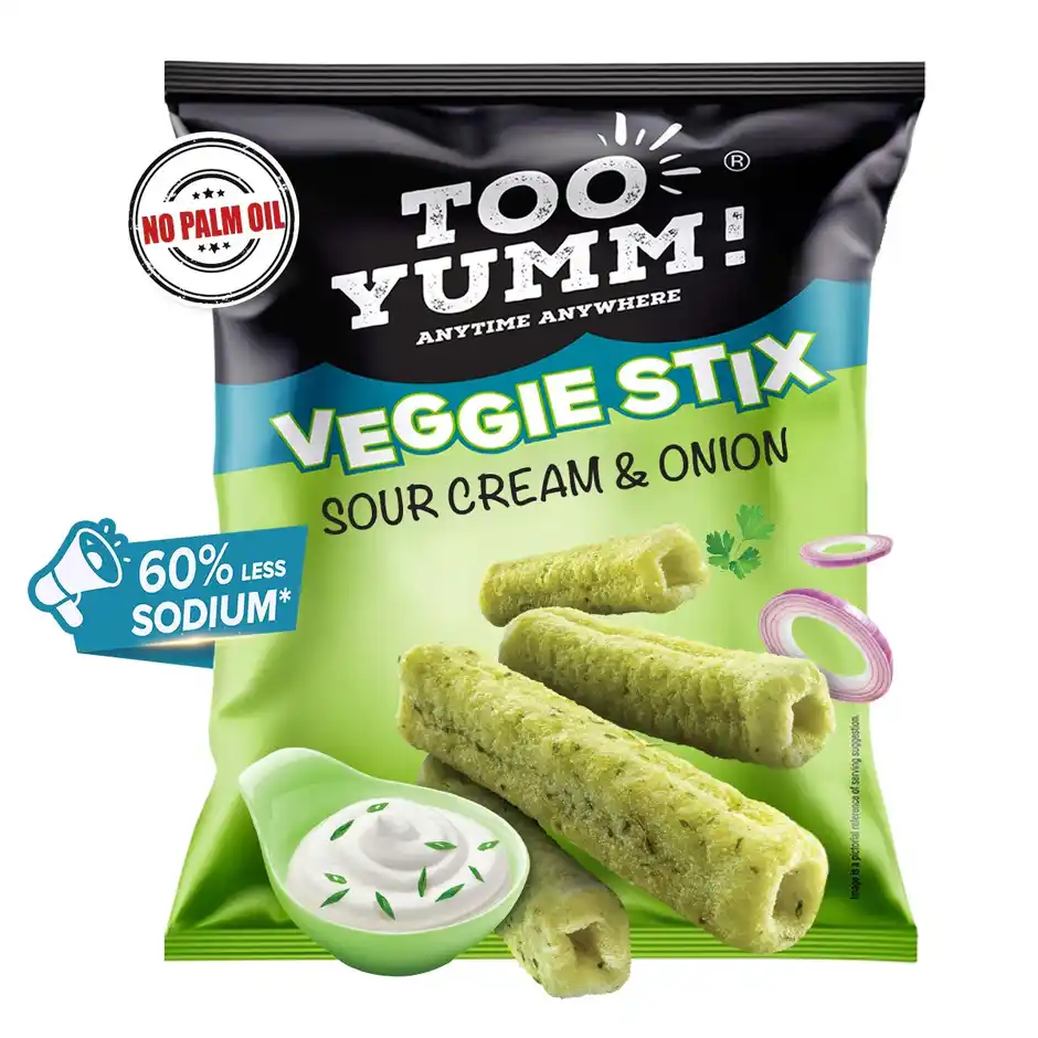 Too Yumm Sour Cream & Onion Veggie Stix
