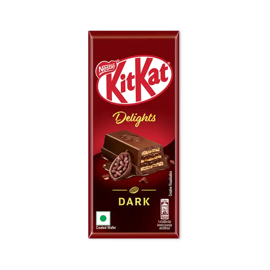 Nestle KitKat Delights Dark Chocolate Coated Wafer Bar
