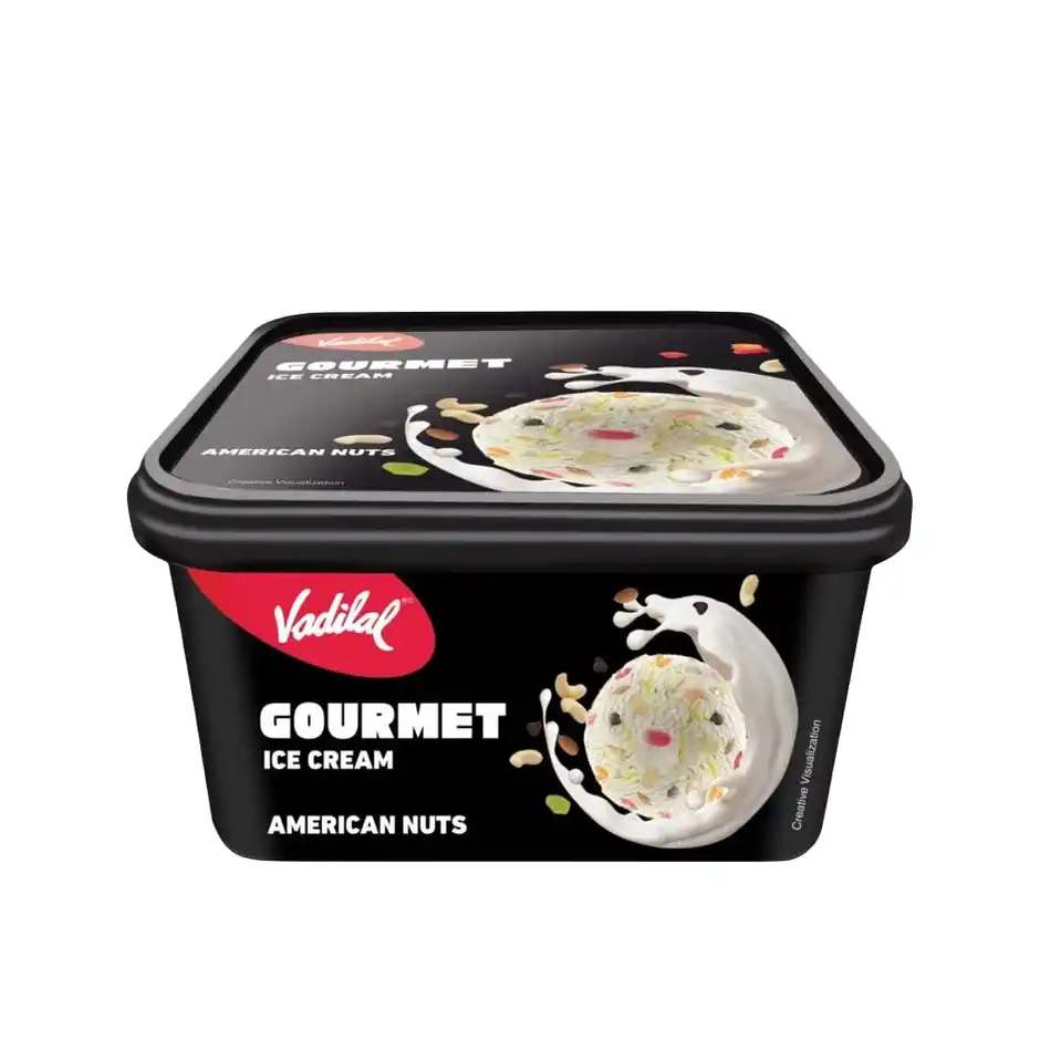 Vadilal American Nuts Ice Cream Tub 