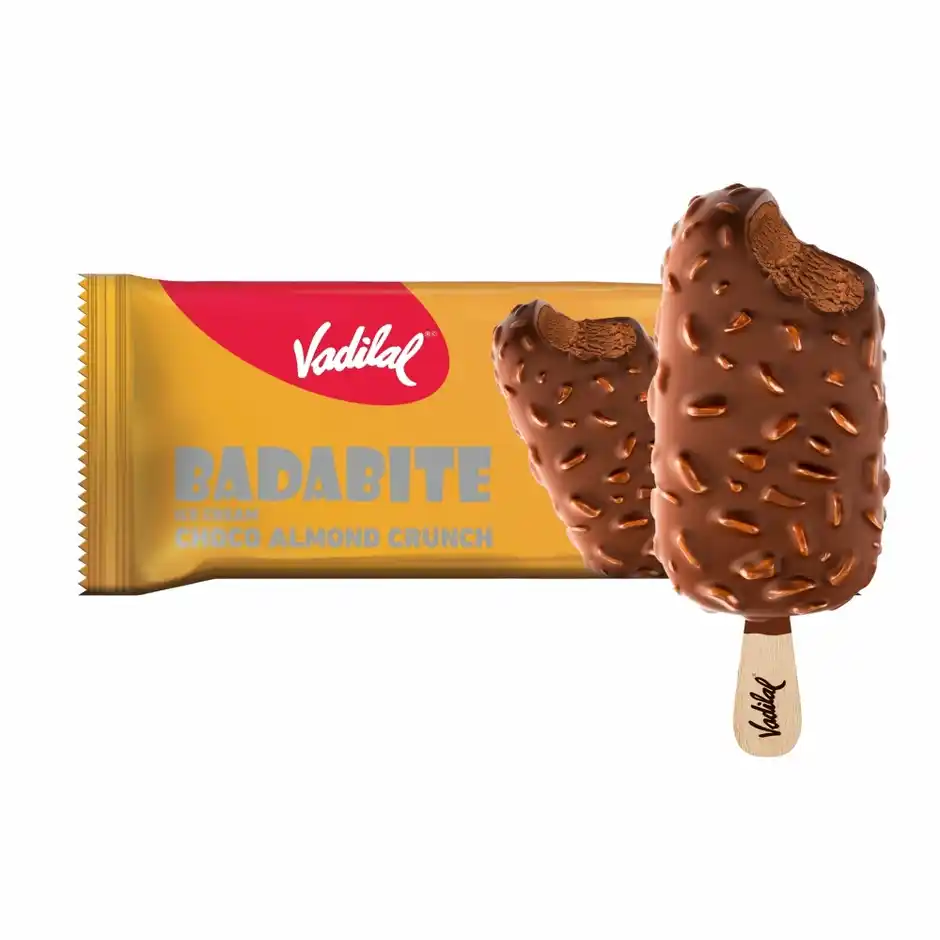 Vadilal Almond Crunch Badabite Ice Cream Stick