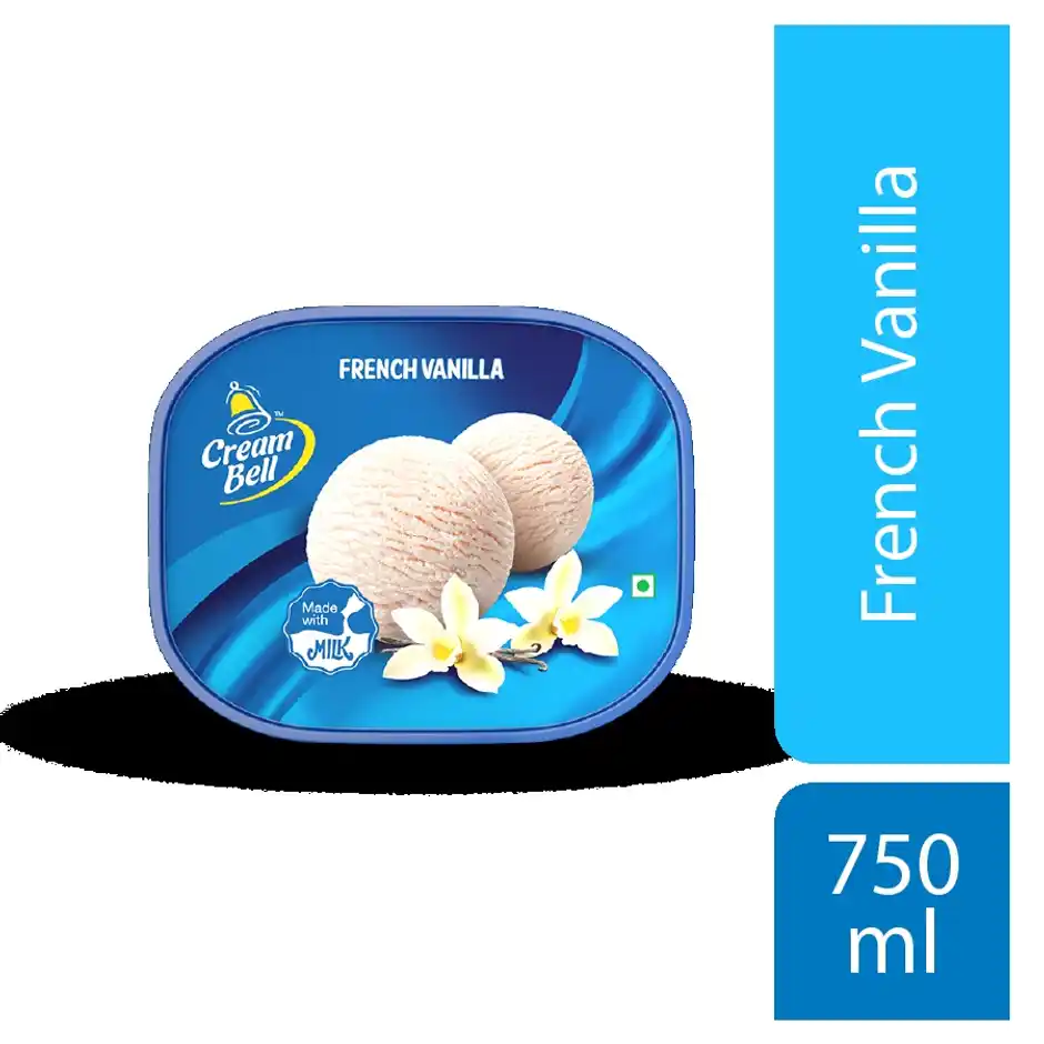 Cream Bell French Vanilla Ice Cream Tub