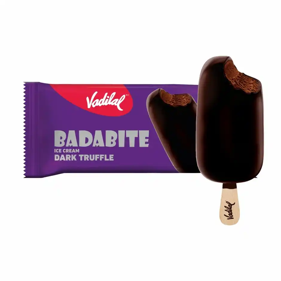 Vadilal Dark Truffle Badabite Ice Cream Stick