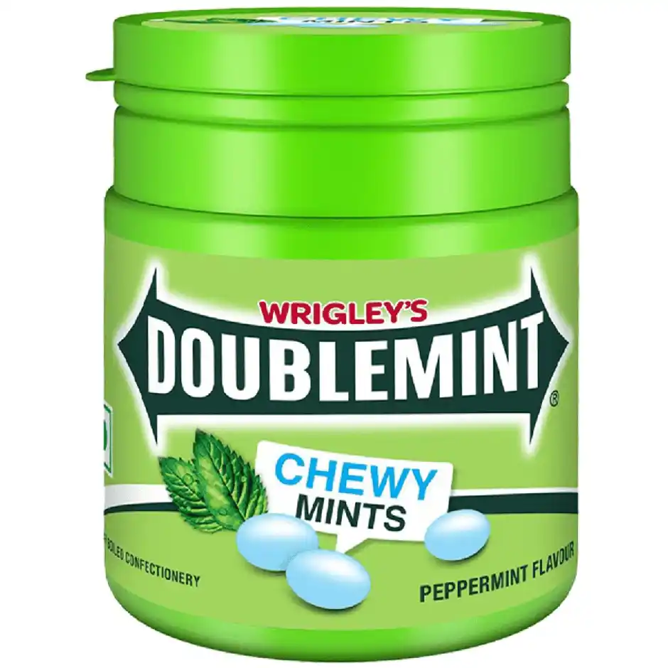 Doublemint Peppermint Flavour Chewy Mints Pot