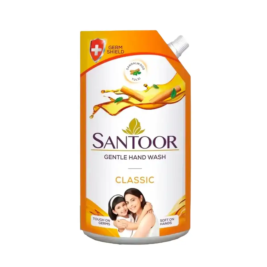 Santoor Classic Gentle AntiBacterial Hand Wash