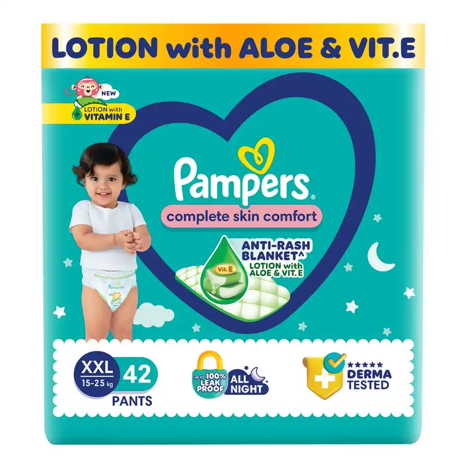 Pampers All Round Protection Baby Diapers  Pant Style  2XL  42 pcs