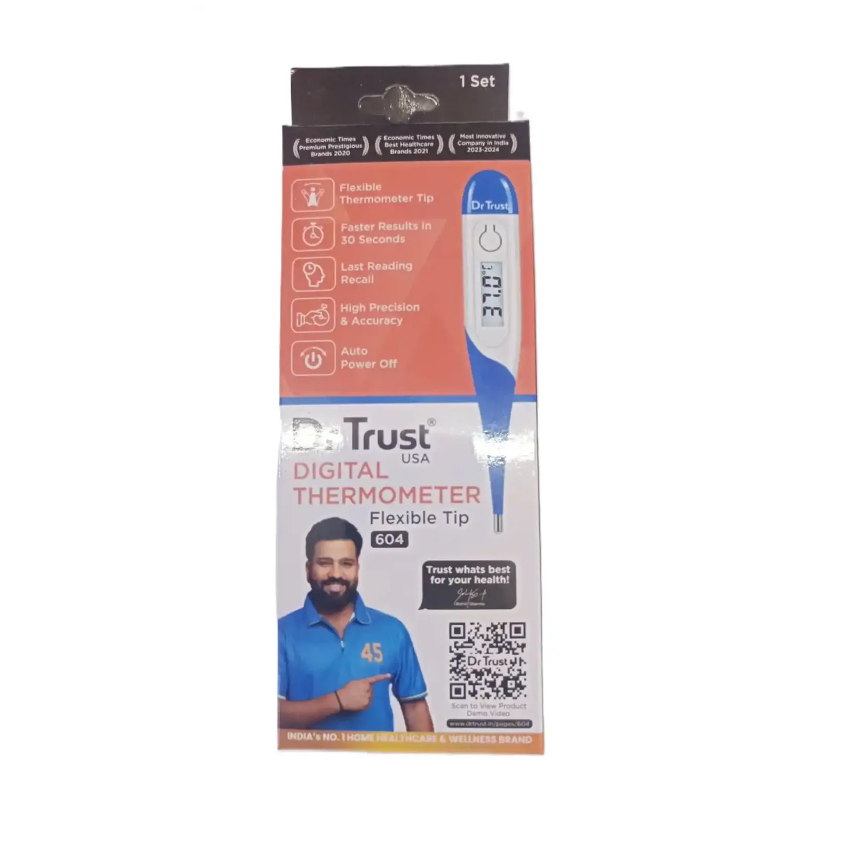 Dr Trust USA Flexible Tip 604 Digital Thermometer
