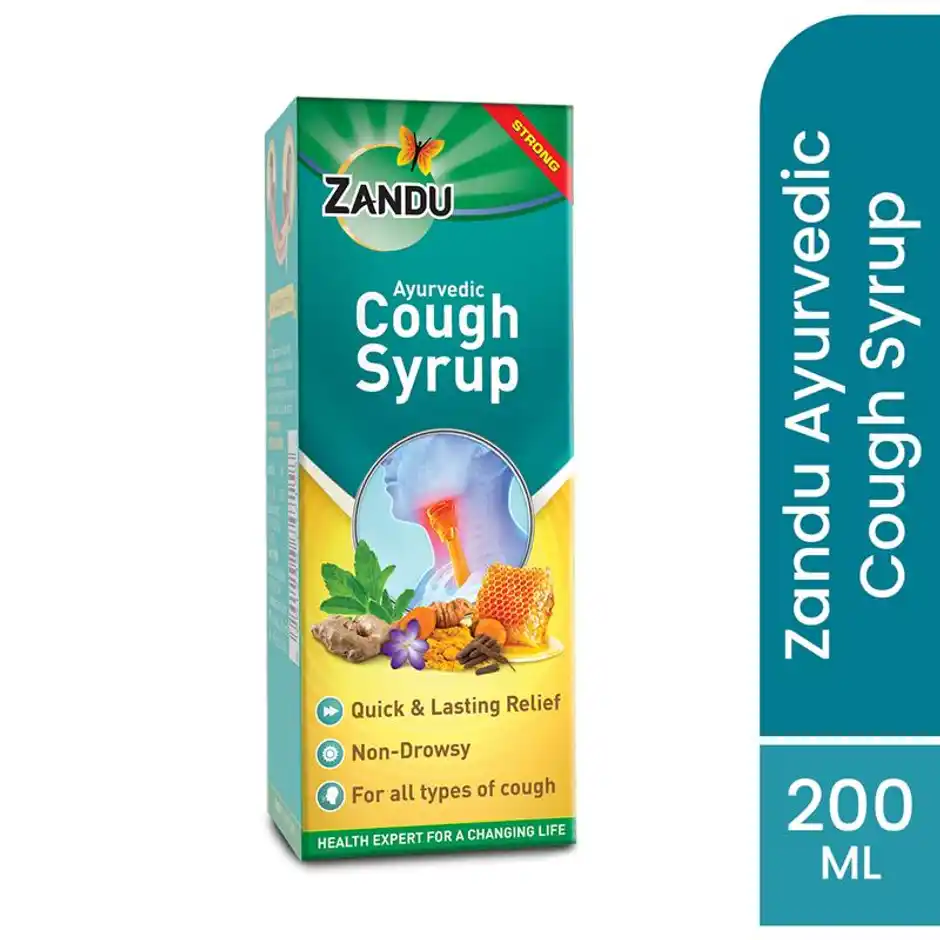 Zandu Ayurvedic Cough Syrup 200Ml