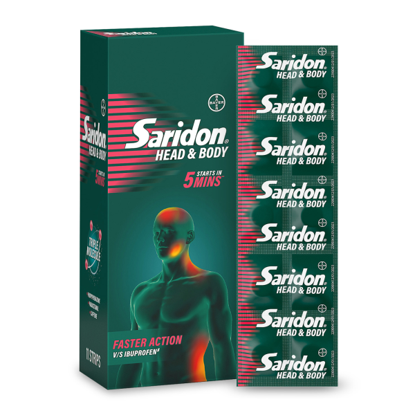Saridon Head & Body Tablet