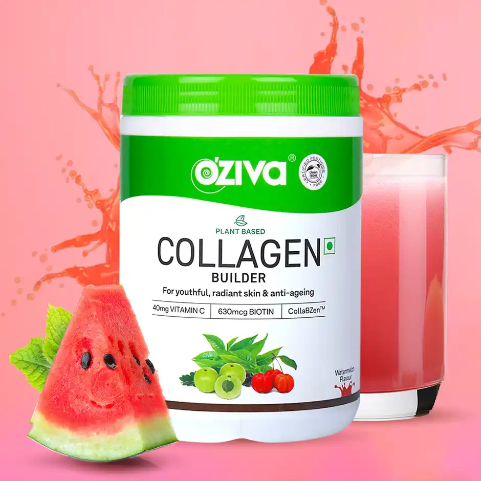 Oziva Vegan Collagen Powder for Skin, Hair and Nails 