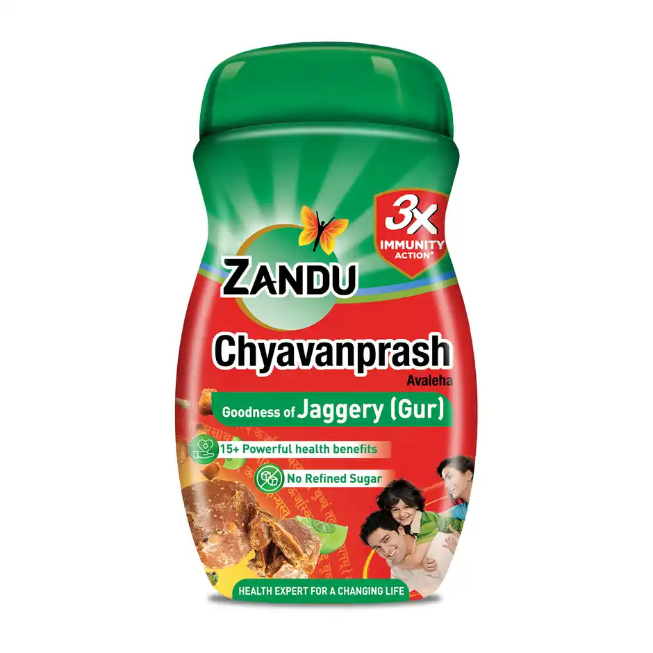 Zandu Jaggery Chyawanprash Avaleha Made with Jaggery Gur No added Sugar