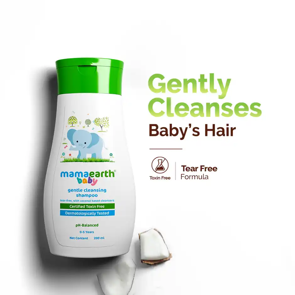 Mamaearth Gentle Cleansing Shampoo For Babies