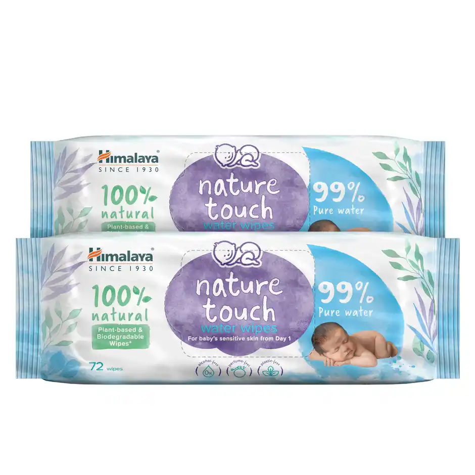Himalaya Nature Touch Baby Water Wipes Unscented 99 Pure Water