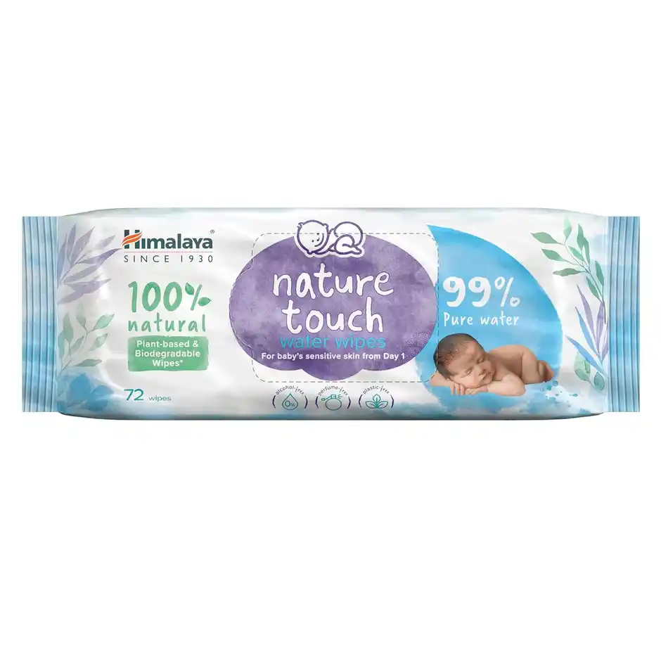 Himalaya Nature Touch Baby Water Wipes Unscented 99 Pure Water