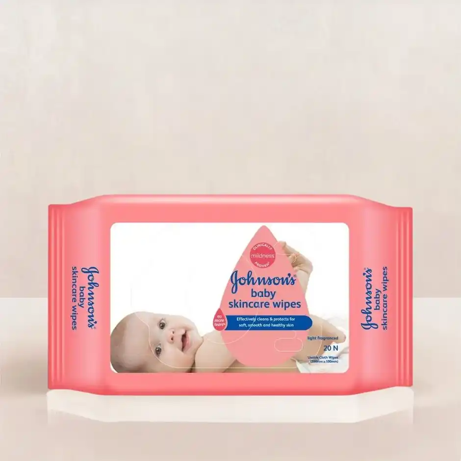 Johnsons Baby Skincare Wipes 20 PIECE