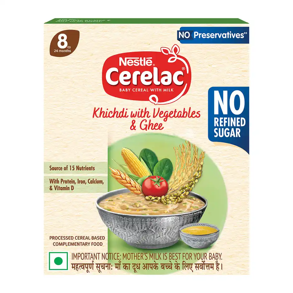 Nestle Cerelac Khichdi with Vegetables & Ghee Baby Food Cereal