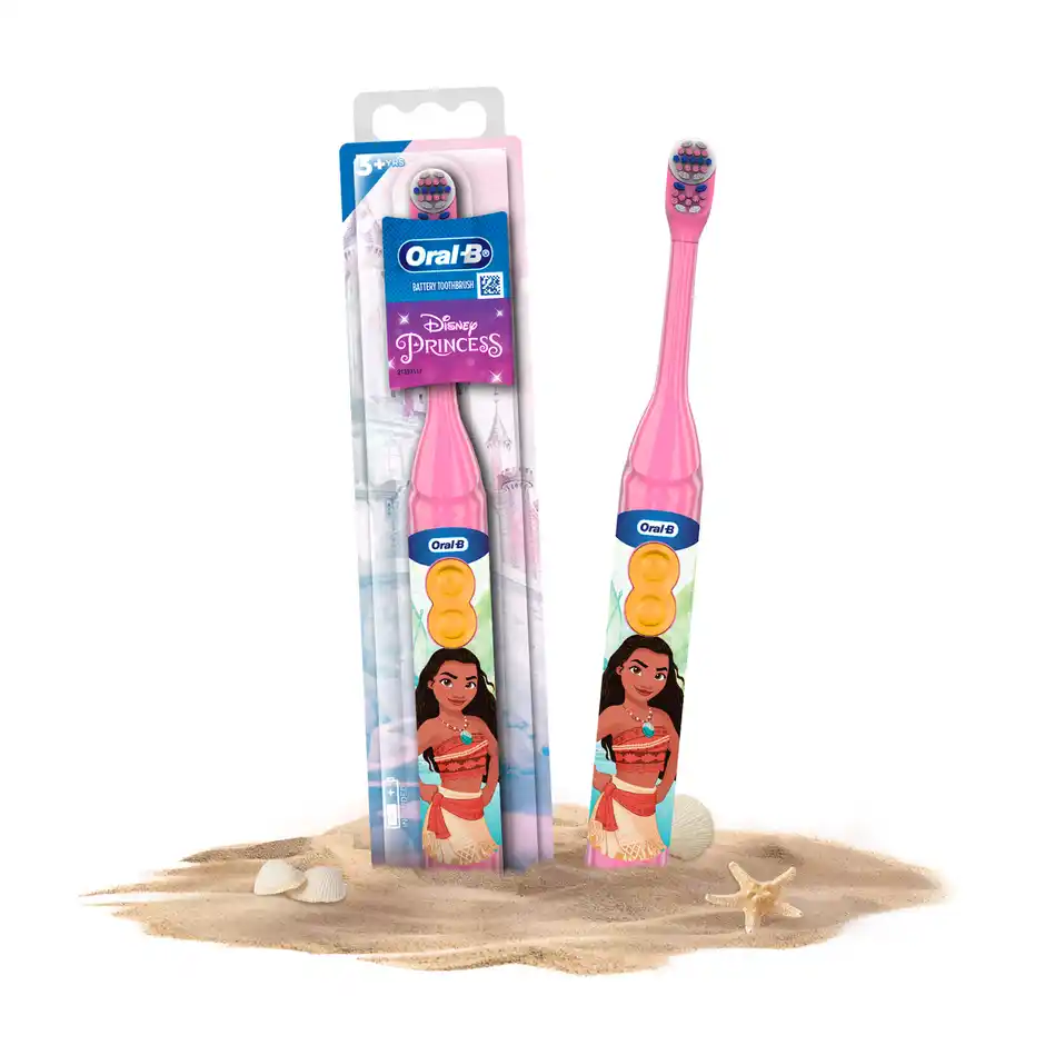 Oral-B Kids Moana Soft Battery Electric Toothbrush | 3+ Years