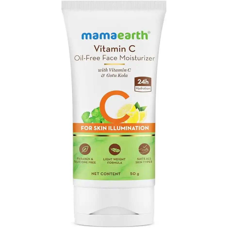 Mamaearth Vitamin C OilFree Moisturizer For Face with Vitamin C and Gotu Kola