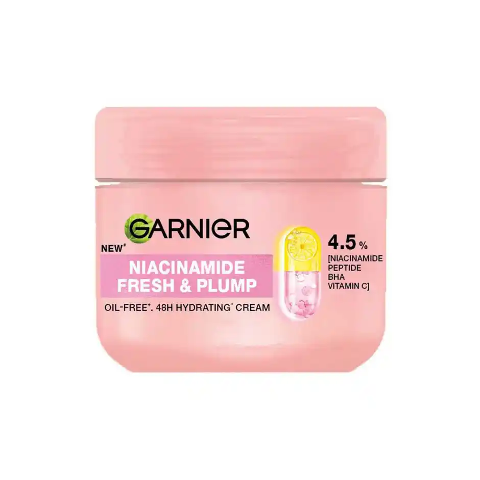 Garnier Fresh & Plump Niacinamide Sorbet Moisturizer 45 NiacinamidePeptideBHAVitamin C