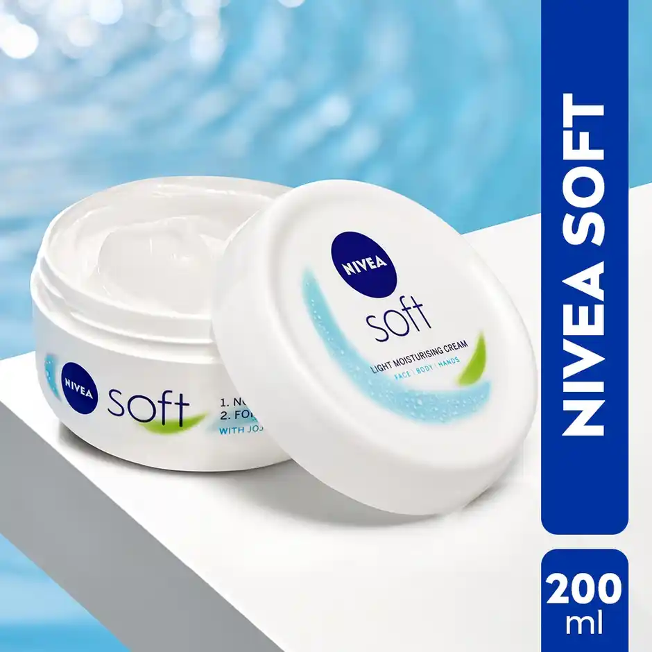 NIVEA Soft Light Moisturizer for Face Hand & Body