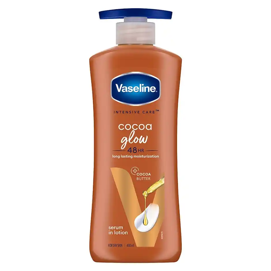 Vaseline Cocoa Glow Serum In Lotion100 Pure Cocoa & Shea Butter For Glowing & Soft Skin